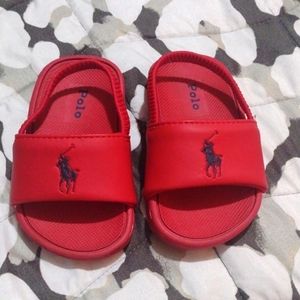 Boys polo slides